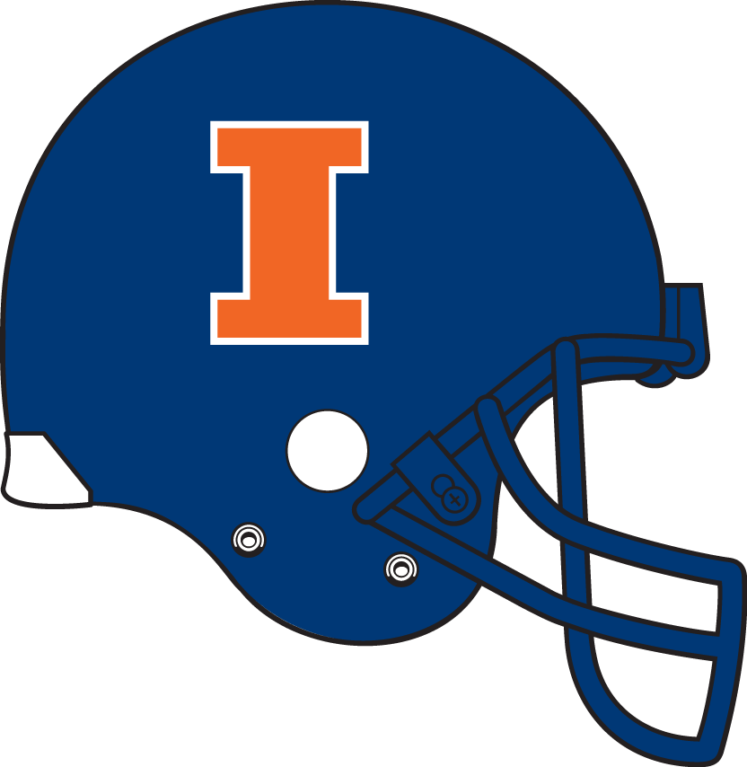 Illinois Fighting Illini 2012-2013 Helmet iron on paper